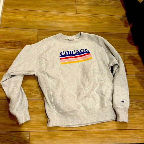 Alice & Wonder Champion “Chicago” retro oversized crewneck sweatshirt - Picture 2 of 6
